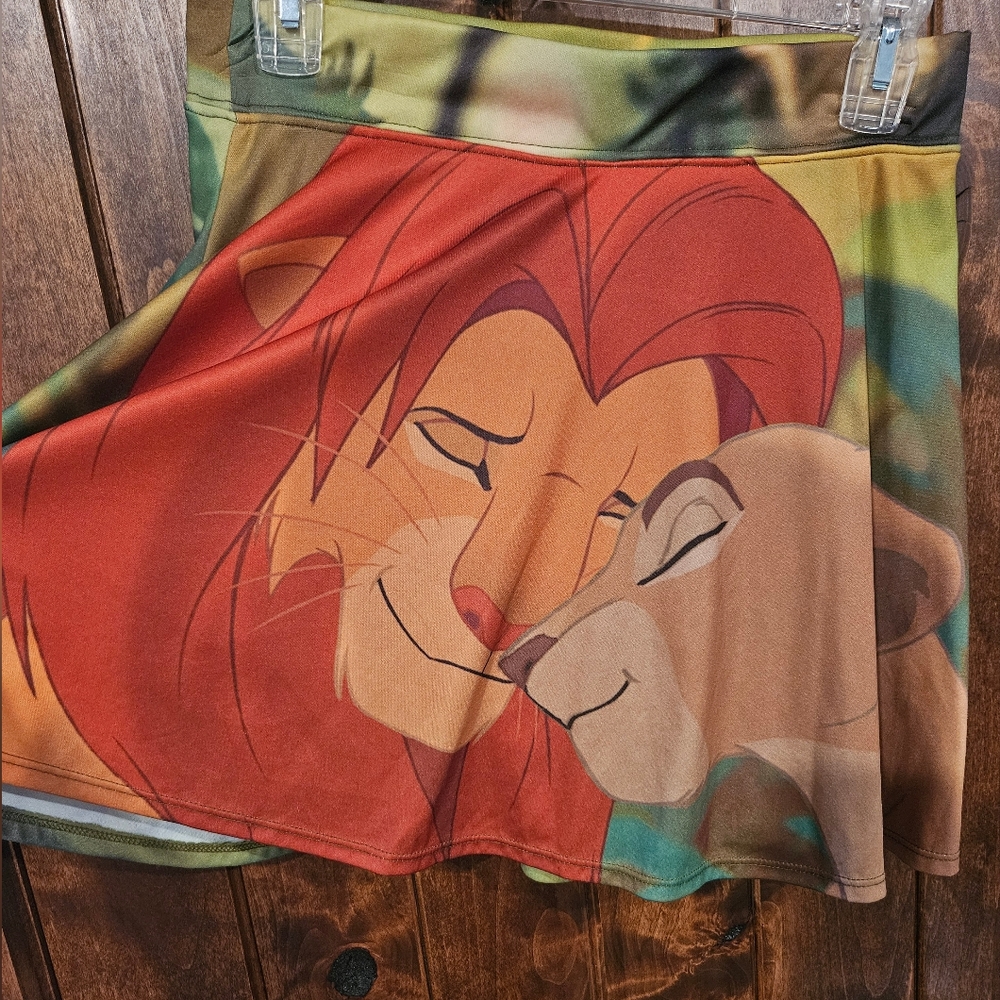 The Lion King Disney Mini Skater Skirt size med